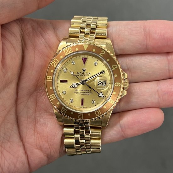ロレックス GMTマスターII Ref.16718RG